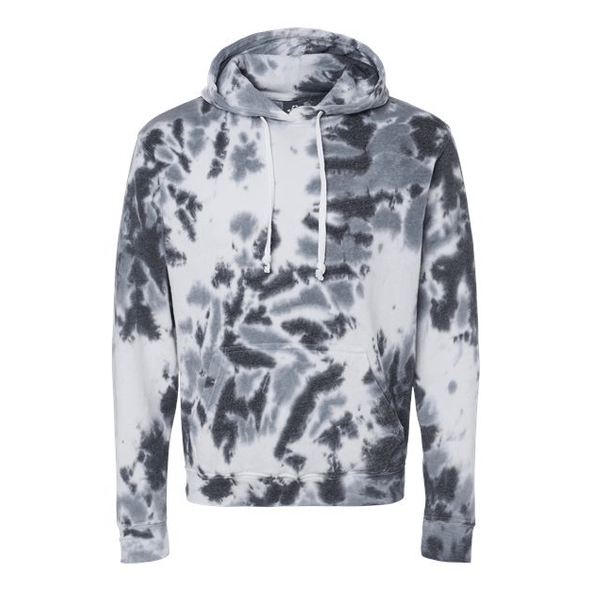 J. America | Sudadera con capucha de polar con efecto tie-dye