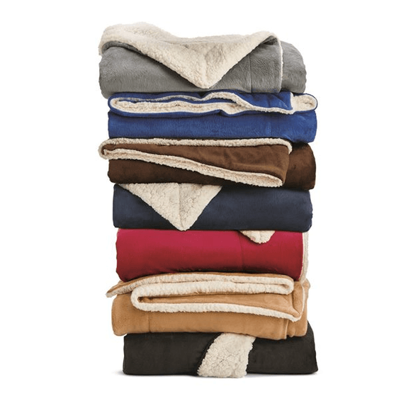 Alpine Fleece Oversized Mink Sherpa Blanket: for BIZAY
