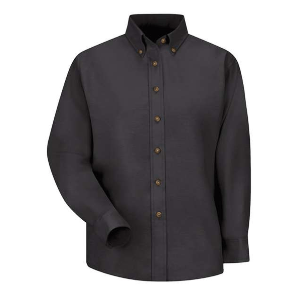 Red Kap | Camisa de vestir de popelina de manga larga para mujer