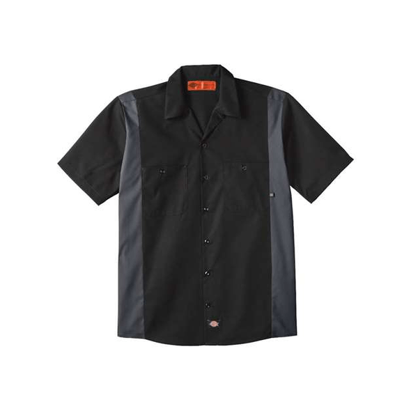 Dickies | Camisa industrial de manga corta con bloques de color