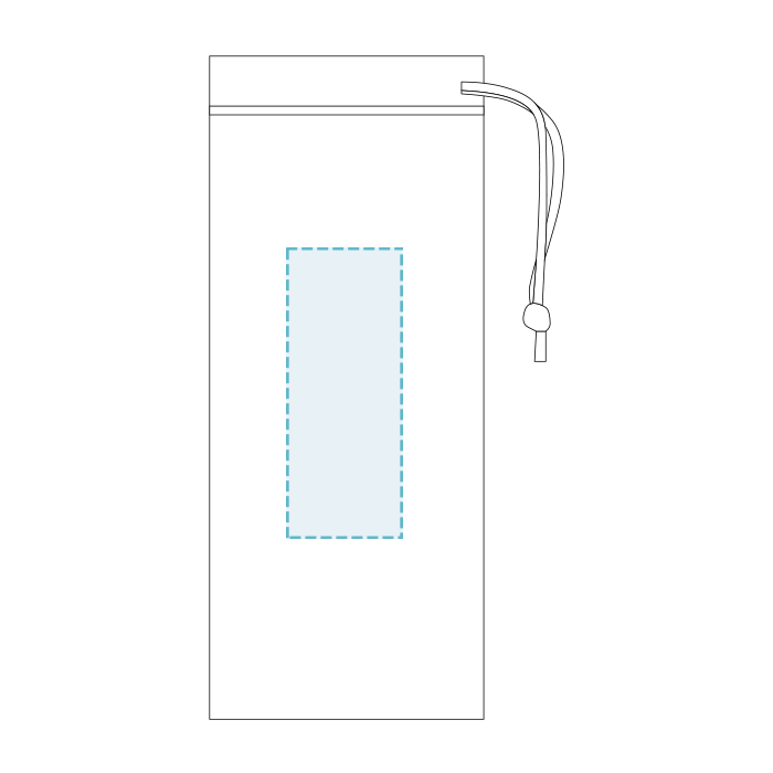 Augusta Sportswear | Mochila con cordón tricolor - Impresión - 1