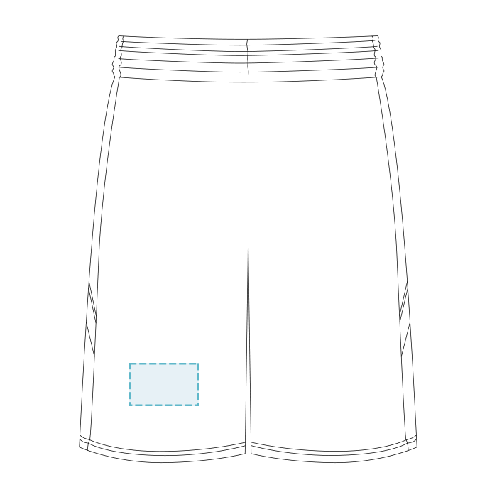 Alleson Athletic | Single Ply Reversible Shorts - Print - 1