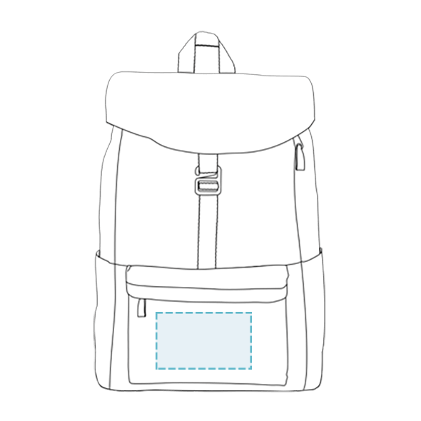 Mochila para computadora reciclada de 15 in Aft