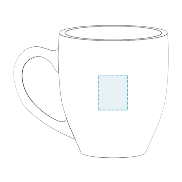 Taza de cerámica de 14 oz Siena