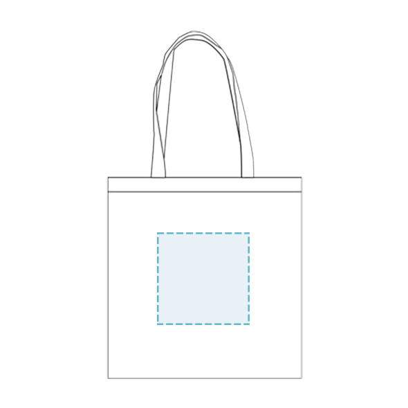 Bolsa tote de algodón reciclado con cierre de 10 oz Repose