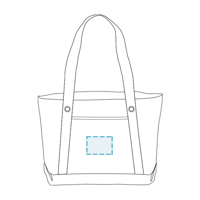 Mochila refrigerador de lona de algodón marinera Hit