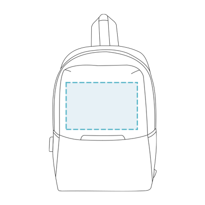 Mochila para computadora con puerto de carga Hit