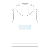 Badger | B-Core Tank Racerback con capucha para mujer