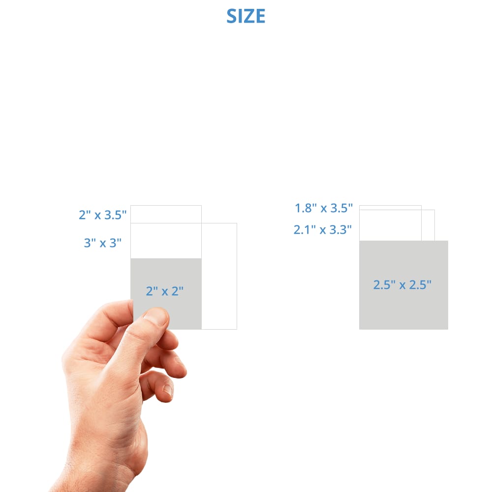 A-One Multi Card Business Card, Double-Sided Clear Edge Thick Mouth Printed To The Edge 500 Cards 51605